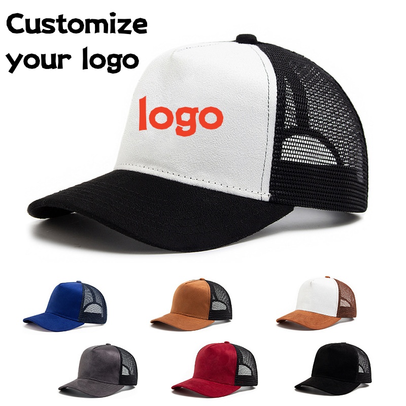 Trucker Cap Mesh - หมวกเบสบอลตาข่ายพิมพ์โลโก้ตามสั่ง รุ่นใหม่สำหรับฤดูร้อน สวมใส่สบาย ระบายอากาศได้ดี เหมาะสำหรับทั้งชายและหญิง สไตล์สตรีท
