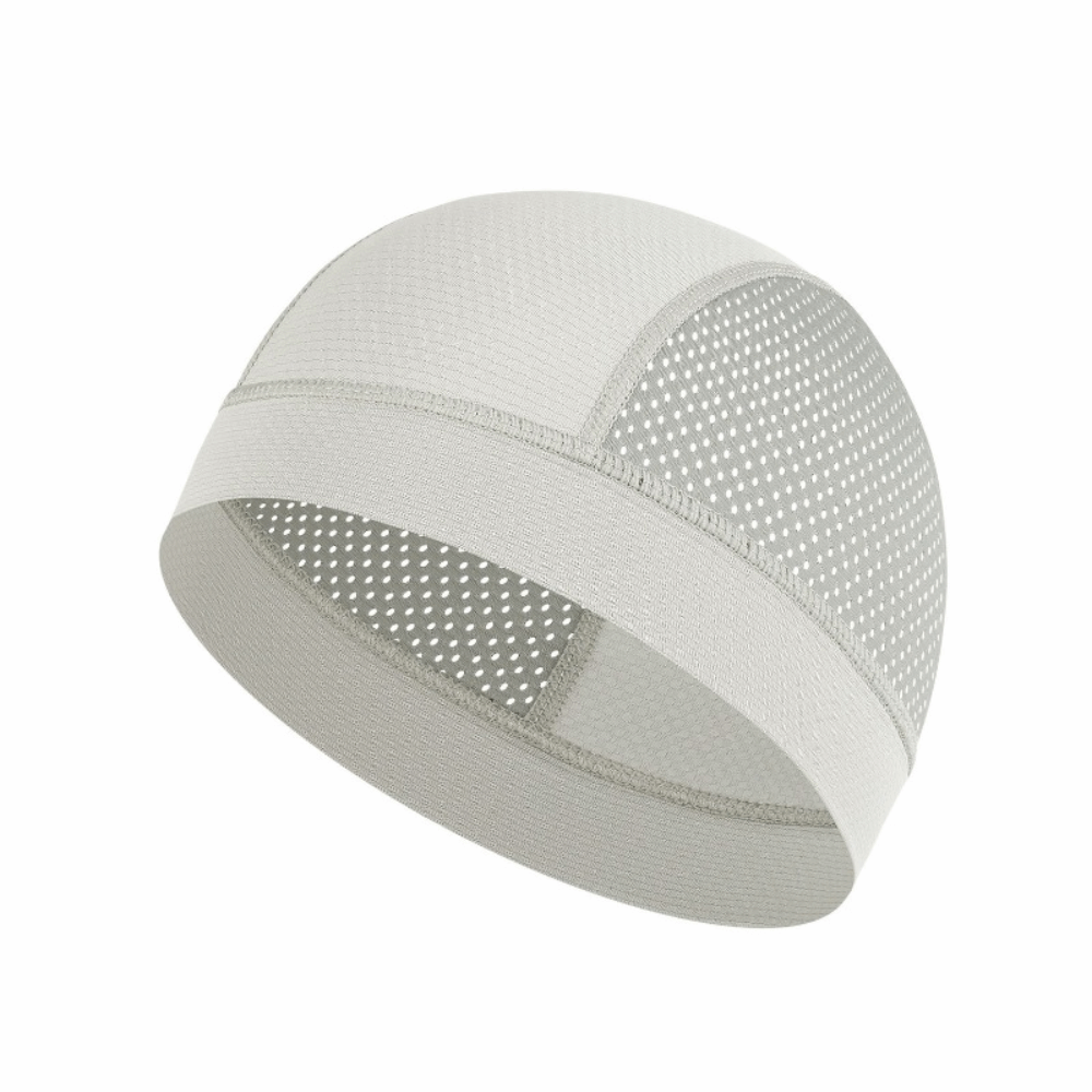 Skull Cap Helmet Liner - หมวกบีนนี่ตาข่ายบางเบา ระบายอากาศ แห้งเร็ว ป้องกันแสงแดด ใช้เป็นซับในหมวกกันน็อคสำหรับปั่นจักรยาน สีพื้น