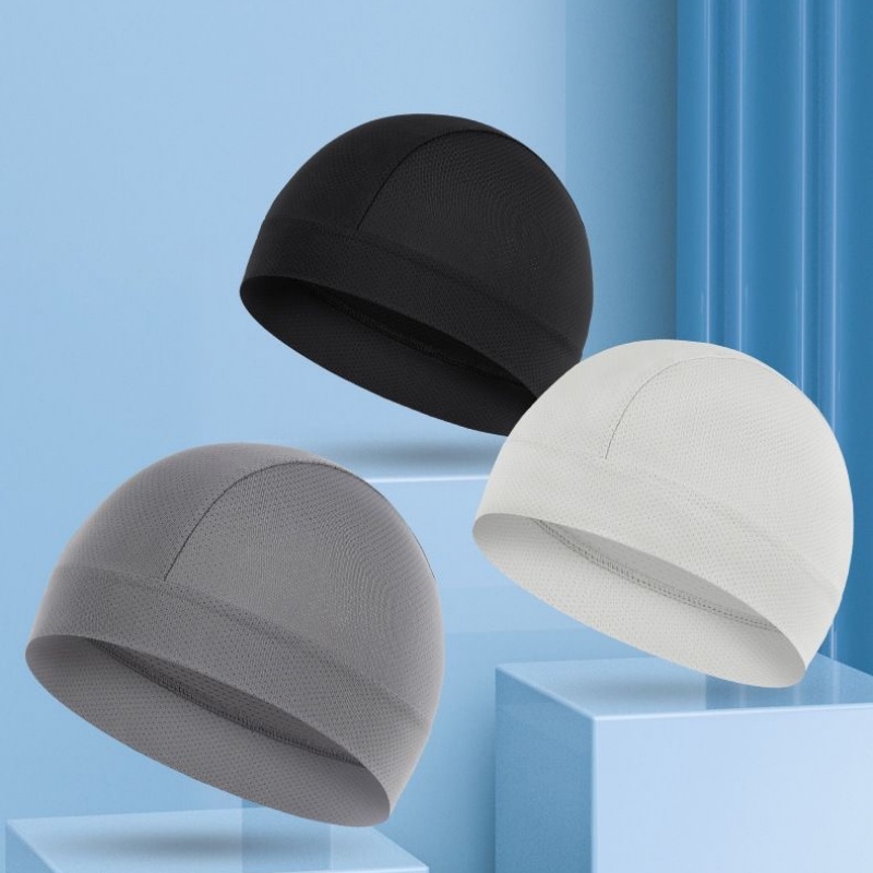 Skull Cap Helmet Liner - หมวกซับในหมวกกันน็อคสำหรับปั่นจักรยาน ดูดซับเหงื่อ แห้งเร็ว ระบายอากาศได้ดี สำหรับผู้ชายและผู้หญิง เหมาะสำหรับการเดินป่า