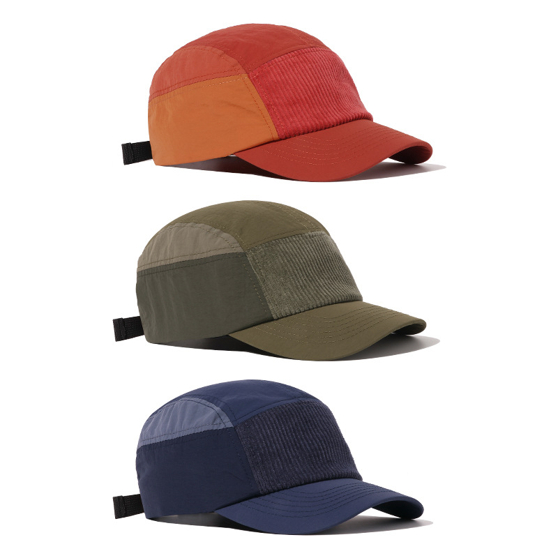 Corduroy Cap 5 Panel - หมวก Trucker หมวกเบสบอล 5 แผงน้ําหนักเบา unisex