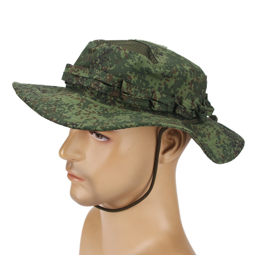 Boonie Hat Tactical - หมวกบอนนี่ Tactical 2.0 ลายพรางตาข่าย หมวกต่อสู้สำหรับฤดูร้อน ลายมัลติแคม