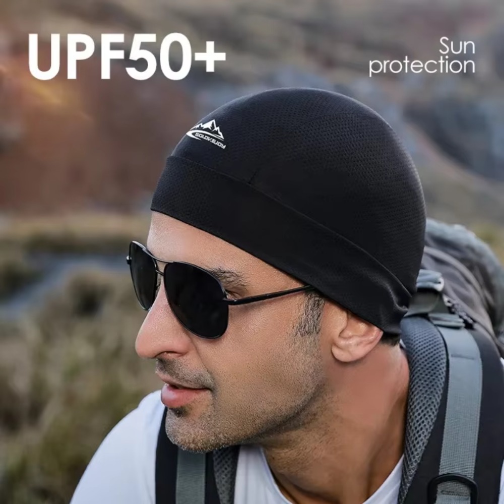 Skull Cap Helmet Liner - หมวกมอเตอร์ไซค์ แห้งเร็ว ป้องกันรังสียูวี หมวกกีฬา หมวกคลุมศีรษะ ซับในหมวกกันน็อค