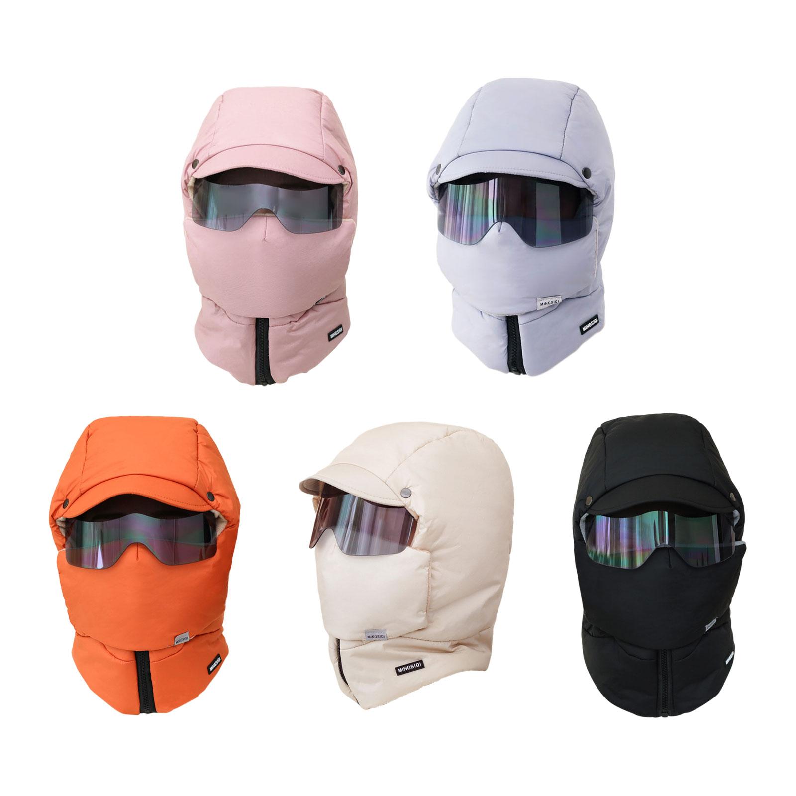 Winter Trapper Hat - หมวกทราปเปอร์สำหรับผู้ชายผู้หญิง, หมวกไหมพรมบีนนี่ฤดูหนาวใส่สบายหมวกสกีหน้ากากปิดหน้าสำหรับออกค่ายกลางแจ้งขี่จักรยานสกีขี่จักรยาน