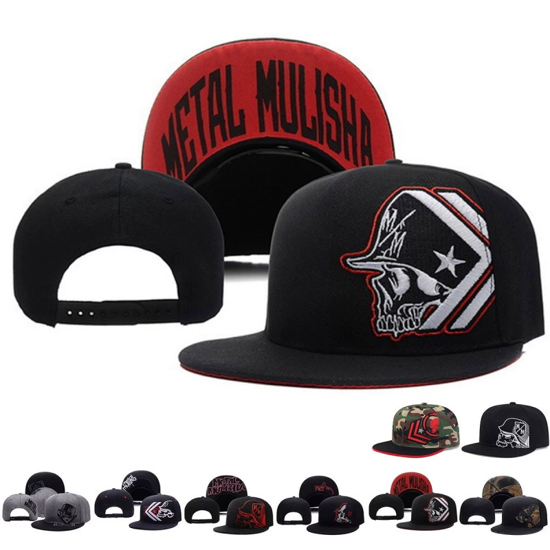 Snapback Hat Flat - หมวกเบสบอลปักลายโครงกระดูกแบบ unisex สำหรับผู้หญิงและผู้ชาย หมวกแฟชั่นสไตล์ฮิปฮอปแบบ snapback ป้องกันแสงแดด