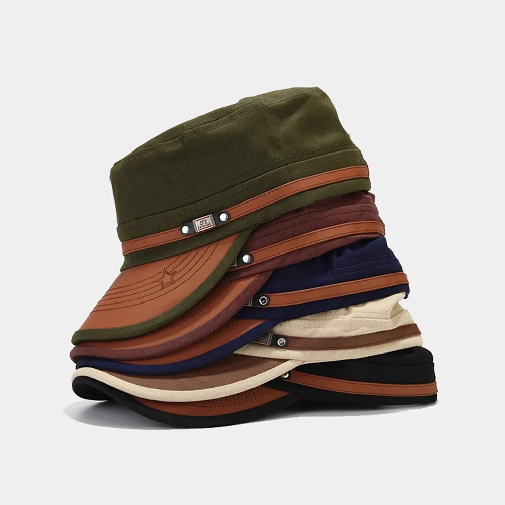 Dad Hat Cotton - Casual Cadet หมวกแบนหมวกแฟชั่นผ้าฝ้ายหมวก Visor ฤดูร้อนฤดูใบไม้ร่วง Vintage