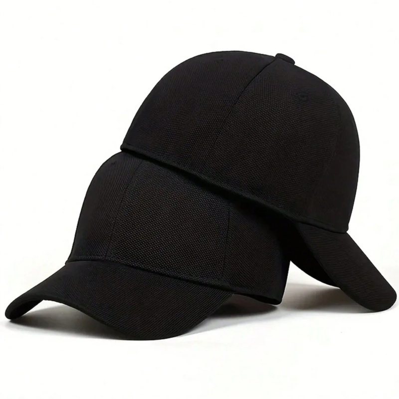 Baseball Cap Structured - หมวกเบสบอลแบบยูนิเซ็กซ์แบบเปิดด้านหลัง - หมวกกันแดดแบบปรับได้ระบายอากาศได้สำหรับผู้ชายและผู้หญิง กีฬากลางแจ้ง และแฟชั่นลำลอง