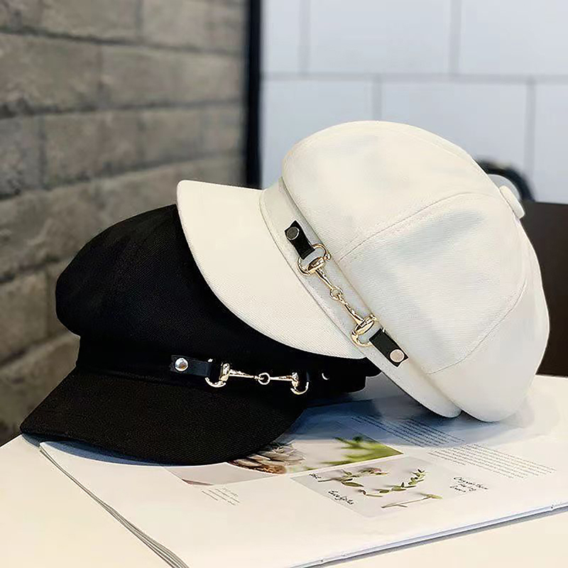 Dad Hat Cotton - ผู้หญิงฤดูหนาว Berets หญิง Retro Berets หมวกสําหรับหมวกผู้หญิง