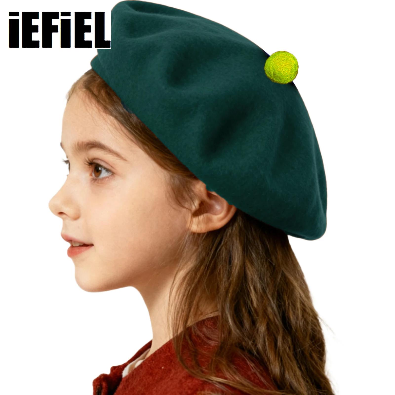 Beret French Wool - หมวกสไตล์วินเทจแบบฝรั่งเศส หมวกขนสัตว์สุดเก๋สำหรับผู้ใหญ่ หมวกกัปตัน คอสเพลย์ งานปาร์ตี้ หมวกเบเร่ต์