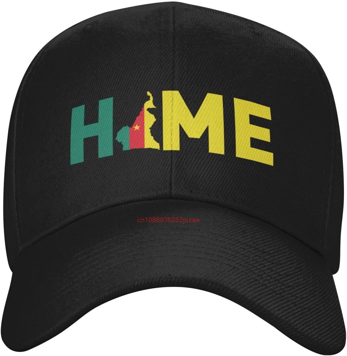 Golf Cap Dad - หมวกแก๊ปแฟชั่นสไตล์แคเมอรูน หมวกกอล์ฟ หมวกเบสบอลแบบปรับได้ สำหรับผู้ชายและผู้หญิง