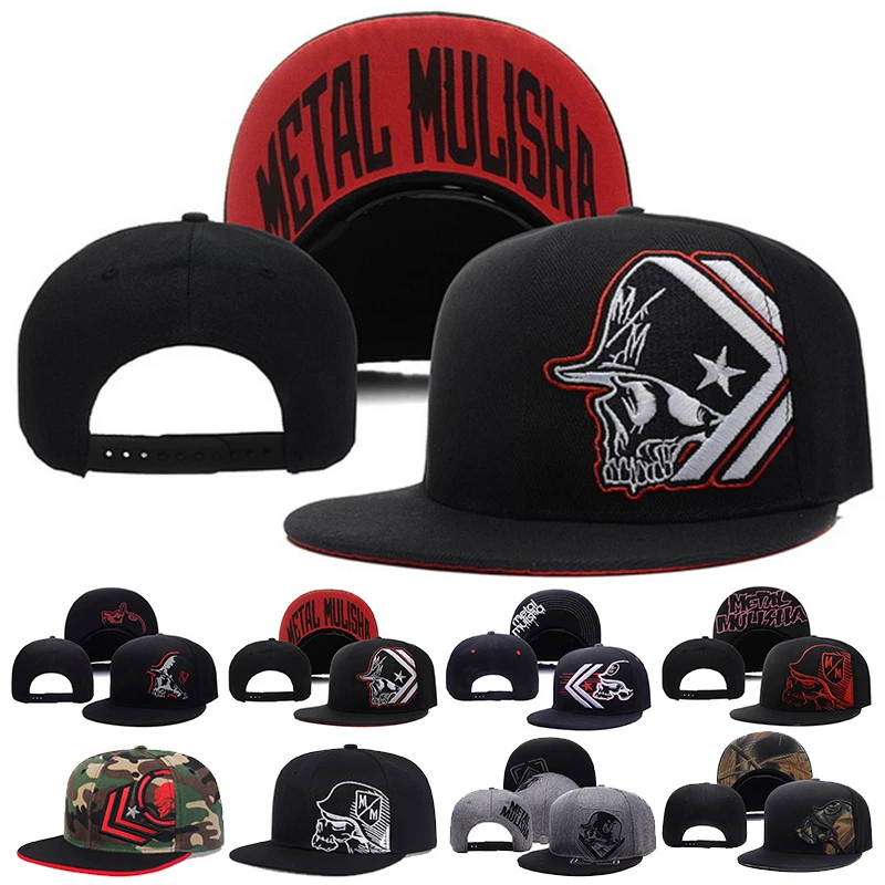 หมวกเบสบอลปักลายโครงกระดูกแบบ  - Snapback Hat Flat บทวิจารณ์และราคา