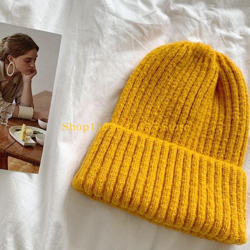 49MC หมวกมีหมวกถักนิตติ้งสำหรั - Beanie Cuffed Knit บทวิจารณ์และราคา