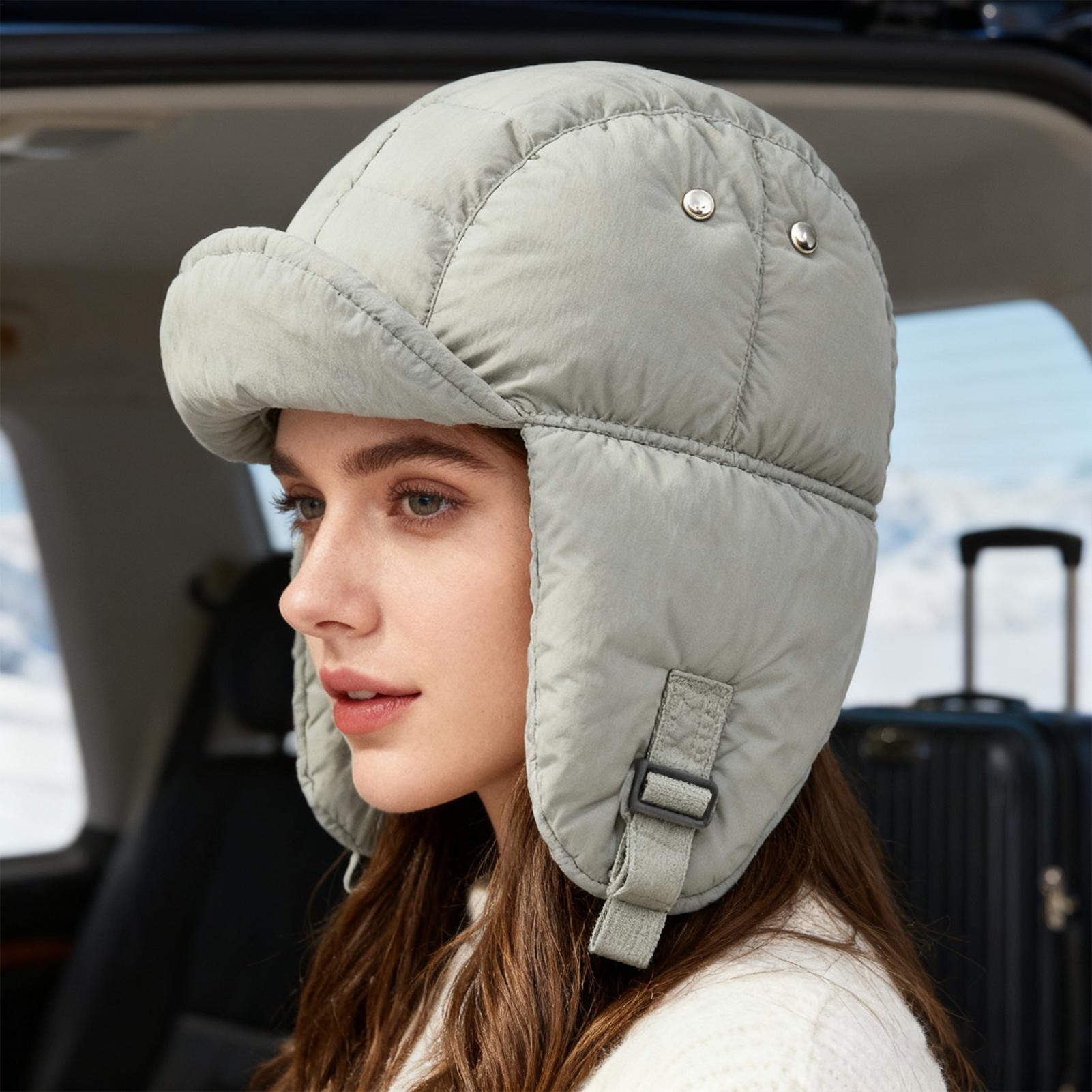 หมวกทรัปเปอร์ หมวกอุ่นพร้อมที่ - Trapper Hat Ear Flap บทวิจารณ์และราคา
