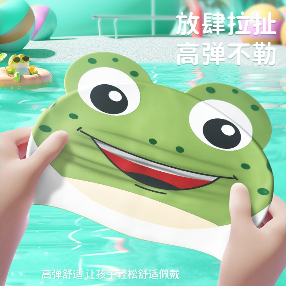 หมวกว่ายน้ำเด็ก ป้องกันหู หมวก - Swim Hat Silicone บทวิจารณ์และราคา