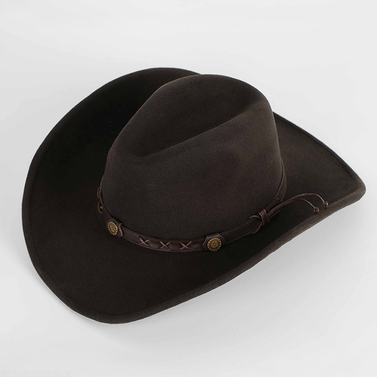 X4007 100% ขนสัตว์คาวบอยหมวกกั - Fedora Hat Wool บทวิจารณ์และราคา