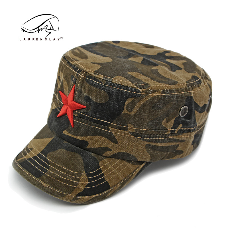 หมวกเบสบอลแบนลายพรางของผู้ชาย, - Dad Hat Cotton บทวิจารณ์และราคา