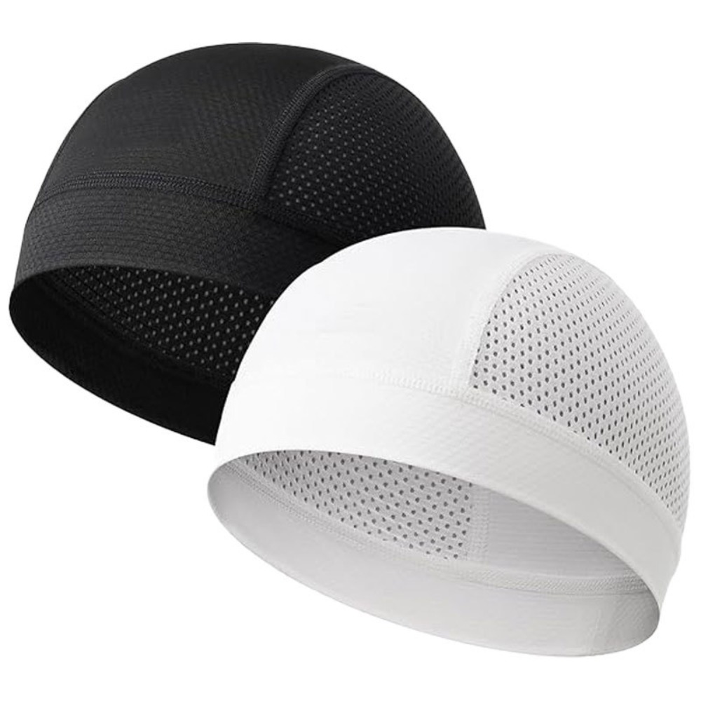 หมวกบีนนี่ตาข่ายบางเบา ระบายอา - Skull Cap Helmet Liner บทวิจารณ์และราคา