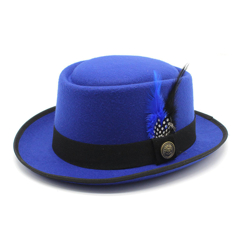 หมวกพายหมูวินเทจหมวกขนสัตว์ปีก - Fedora Hat Wool บทวิจารณ์และราคา