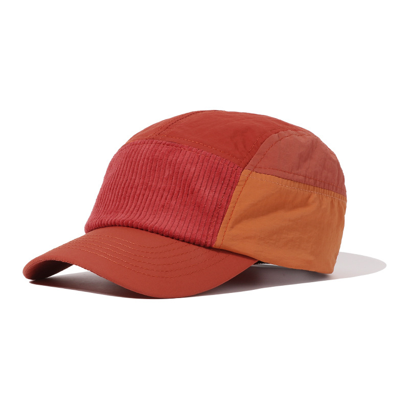 หมวกเบสบอลสไตล์สตรีท 5 แผง สีส - Corduroy Cap 5 Panel บทวิจารณ์และราคา
