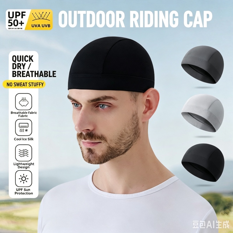 หมวกซับในหมวกกันน็อคสำหรับปั่น - Skull Cap Helmet Liner บทวิจารณ์และราคา