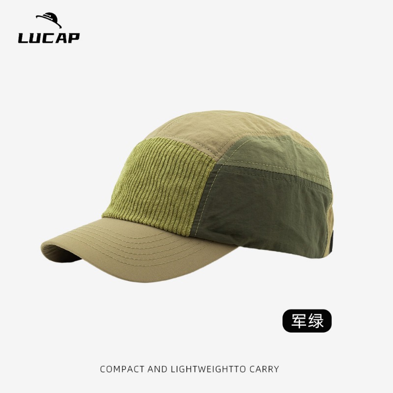 หมวกเบสบอลปักโลโก้ตามสั่ง แต่ง - Corduroy Cap 5 Panel บทวิจารณ์และราคา
