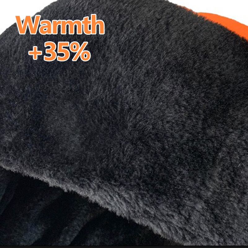 หมวกกันหนาวแบบมีที่ปิดหู สีส้ม - Trapper Hat Ear Flap บทวิจารณ์และราคา