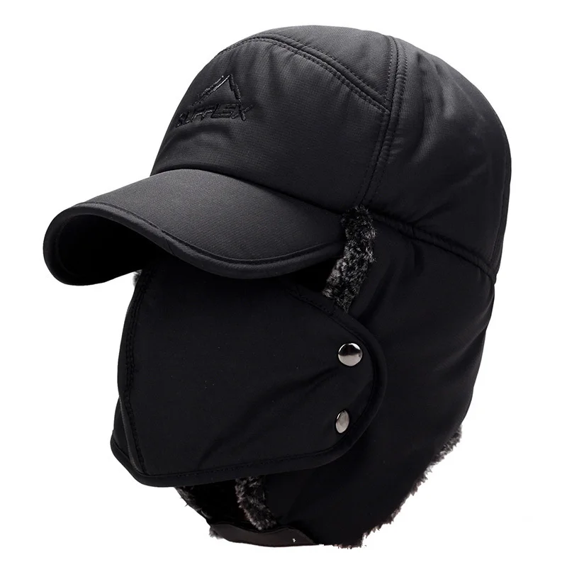 หมวกกันหนาวขนเฟอร์กันลมสำหรับผ - Trapper Hat Ear Flap บทวิจารณ์และราคา