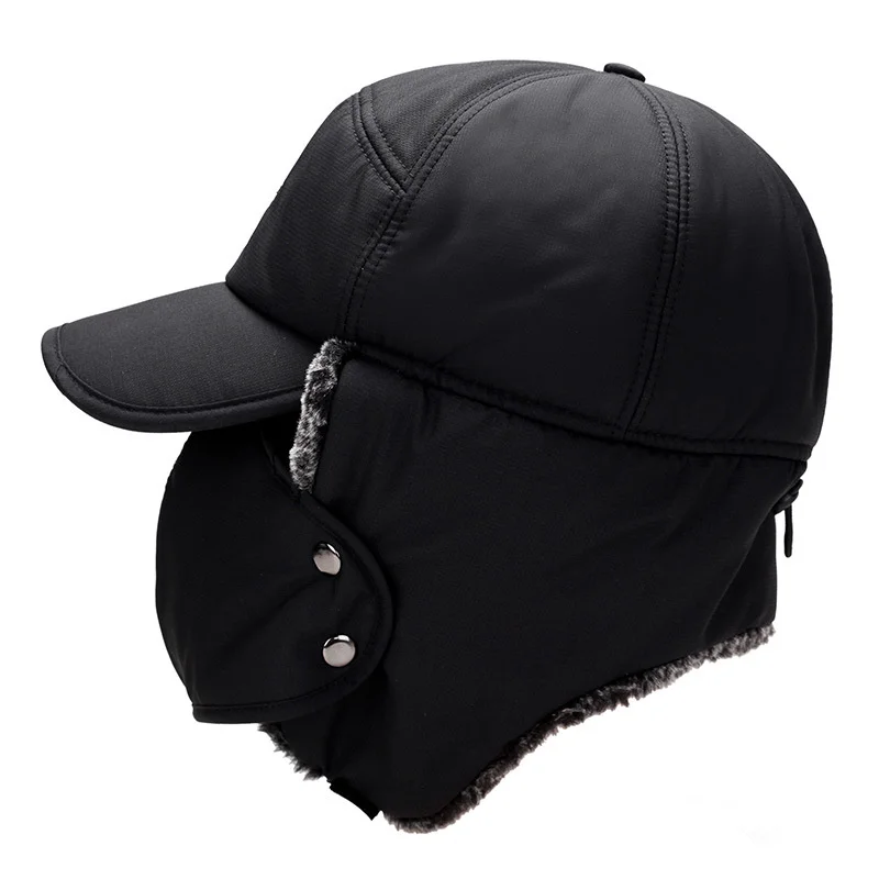 หมวกกันหนาวขนเฟอร์กันลมสำหรับผ - Trapper Hat Ear Flap บทวิจารณ์และราคา