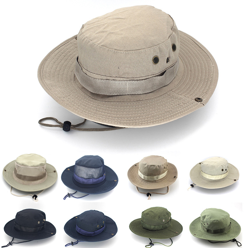 หมวกยุทธวิธีลายพรางหมวกบังแดดส - Boonie Hat Tactical บทวิจารณ์และราคา