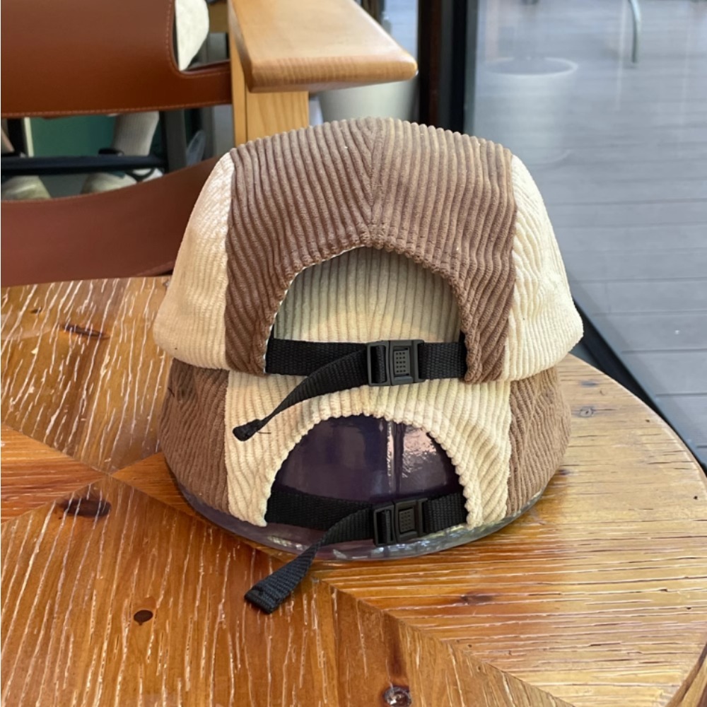 หมวกแก๊ป 5 แผง ปีกสั้น สำหรับผ - Corduroy Cap 5 Panel บทวิจารณ์และราคา