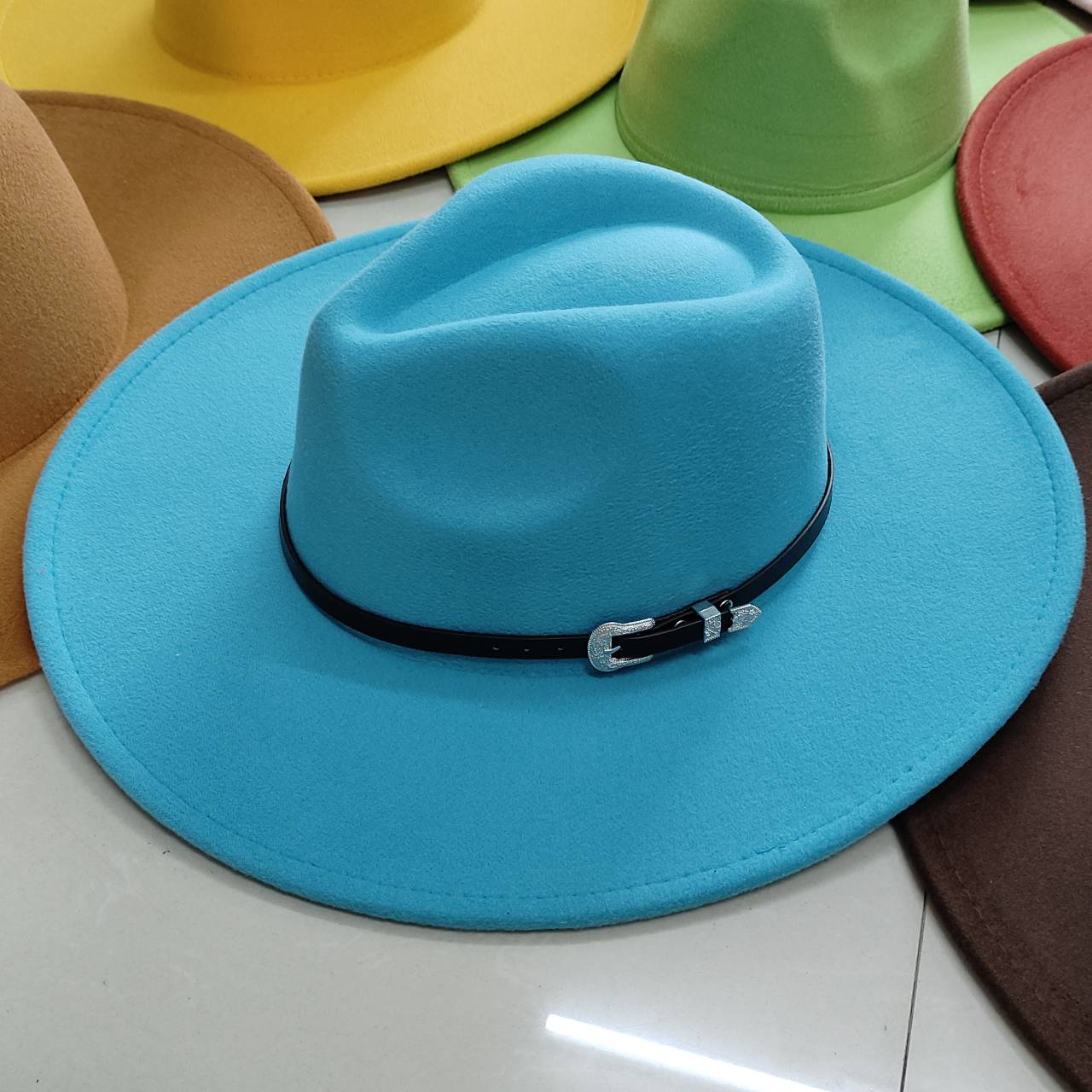 CLASSIC Felt Fedora หมวกสําหรั - Fedora Hat Wool บทวิจารณ์และราคา