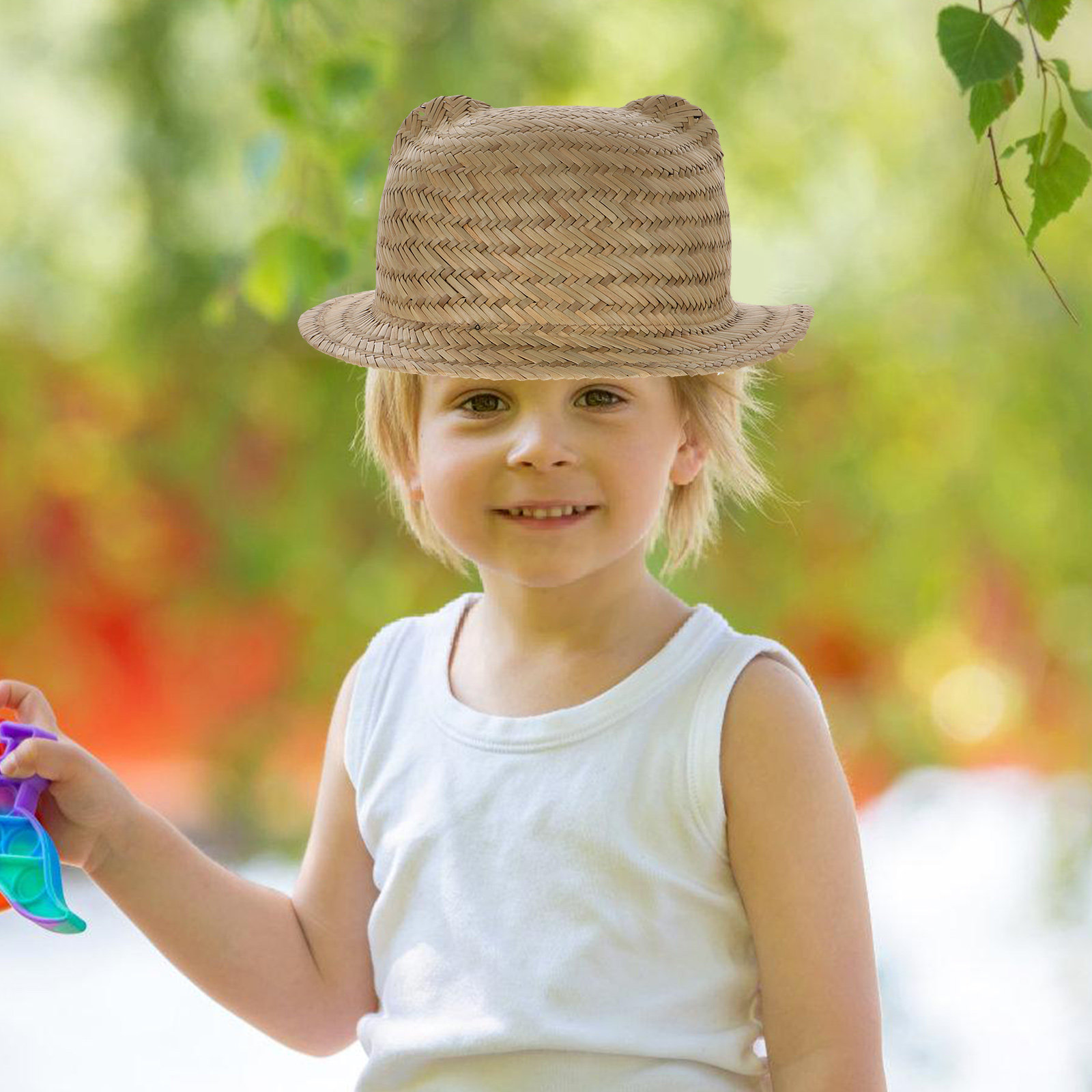 หมวกปีกกว้างสำหรับเด็ก ทำจากฟา - Sun Hat Wide Brim บทวิจารณ์และราคา