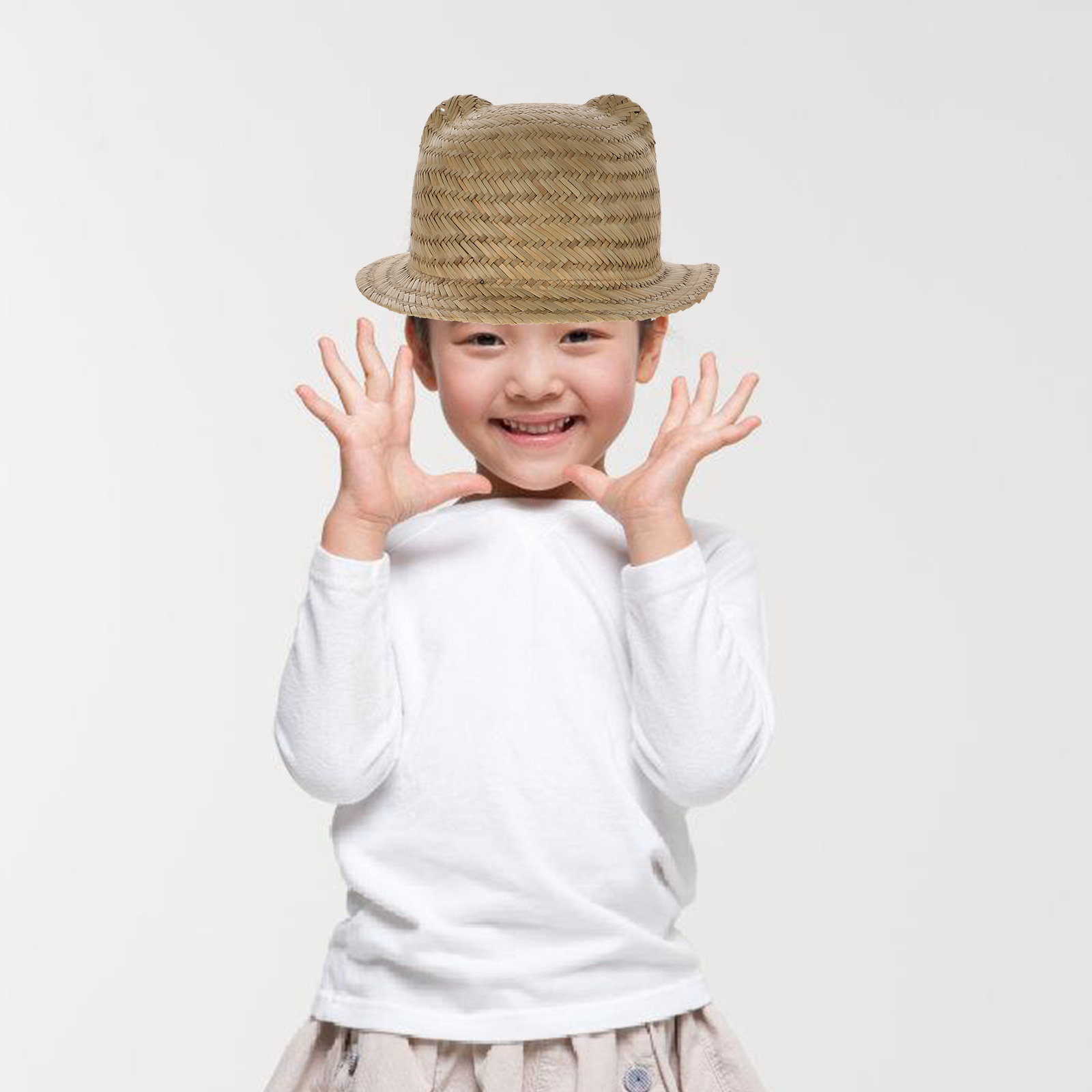 หมวกปีกกว้างสำหรับเด็ก ทำจากฟา - Sun Hat Wide Brim บทวิจารณ์และราคา