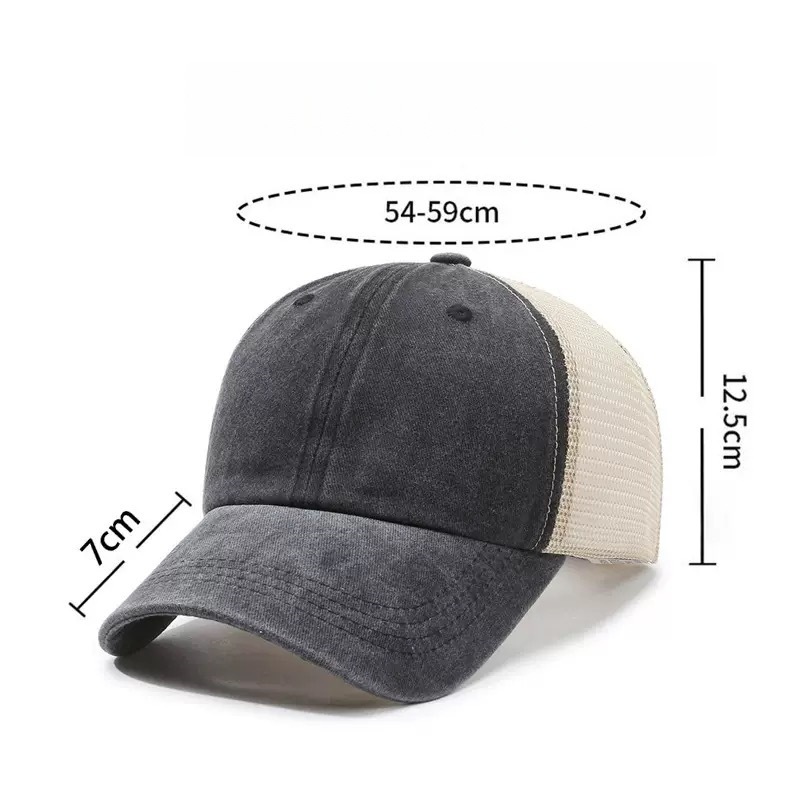 หมวกแก๊ปตาข่ายปักโลโก้แบบกำหนด - Visor Sun Hat บทวิจารณ์และราคา
