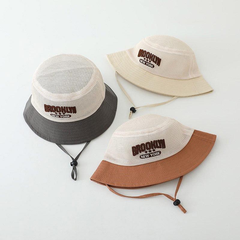 หมวกปีกกว้างปักลายตัวอักษรสำหร - Bucket Hat Cotton บทวิจารณ์และราคา