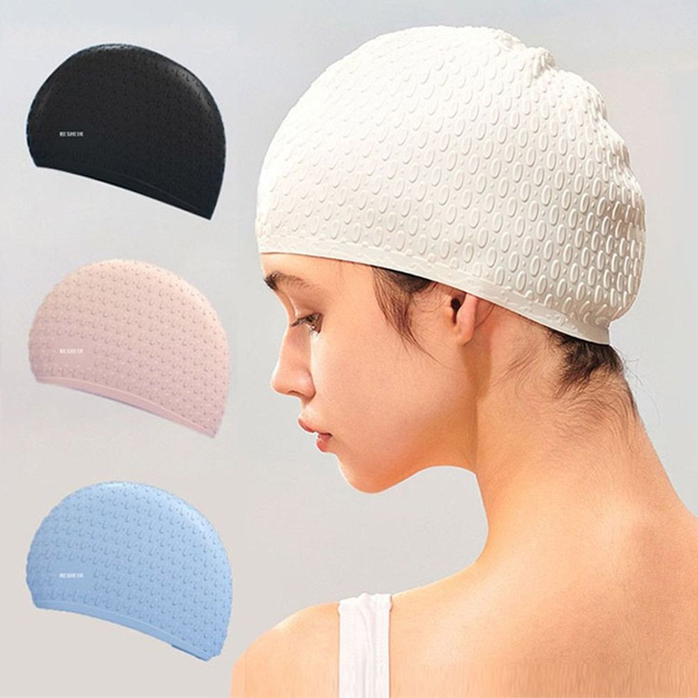 หมวกว่ายน้ําฤดูร้อนแบบยืดหยุ่น - Swim Hat Silicone บทวิจารณ์และราคา