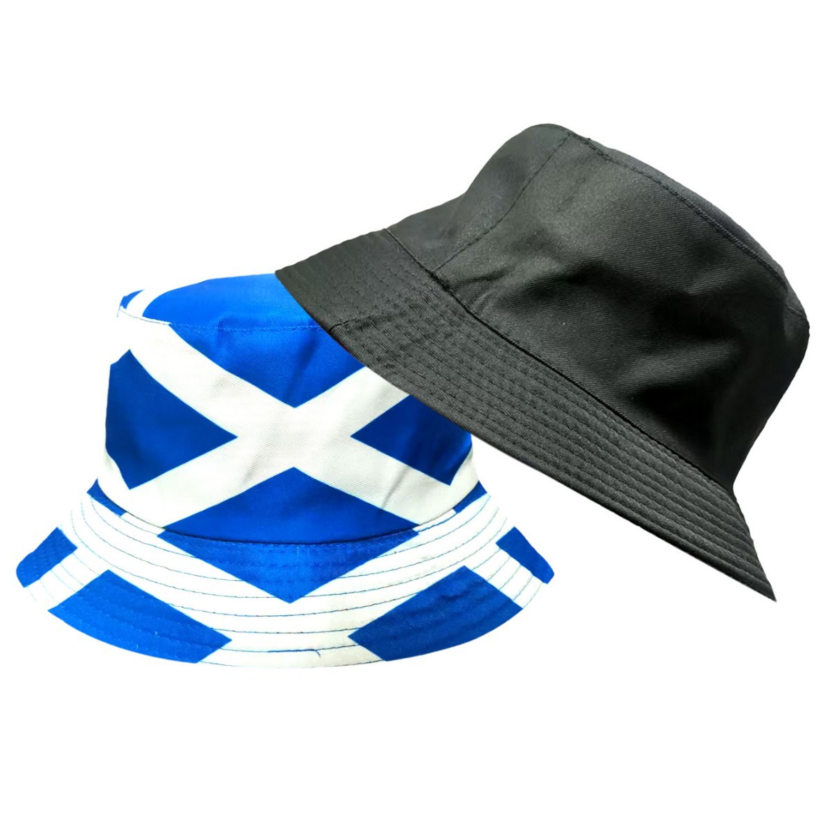 หมวกบักเก็ตพิมพ์ลายธงชาติสกอตแ - Bucket Hat Cotton บทวิจารณ์และราคา
