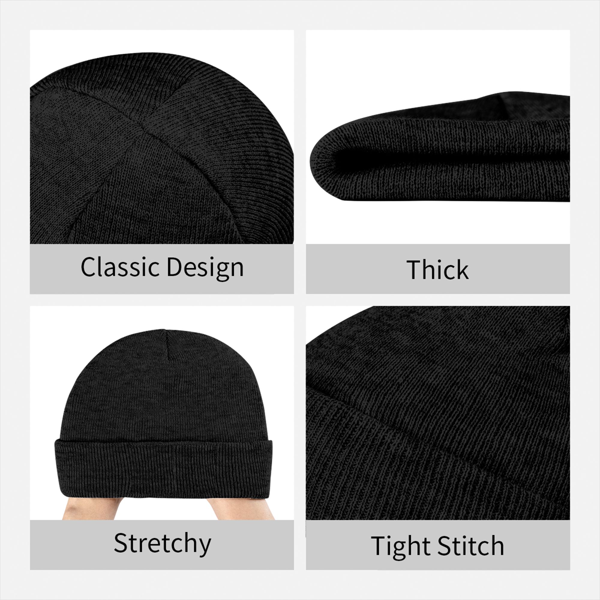 หมวกบีนนี่ถักลายไข่ Eggward Si - Beanie Cuffed Knit บทวิจารณ์และราคา