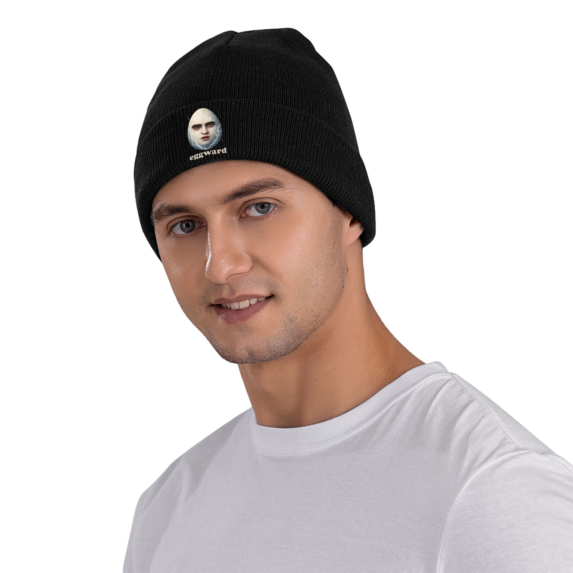 หมวกบีนนี่ถักลายไข่ Eggward Si - Beanie Cuffed Knit บทวิจารณ์และราคา