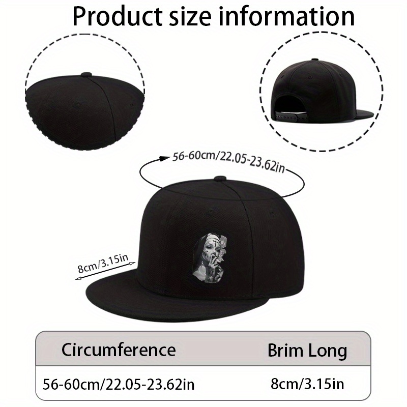 หมวกเบสบอลทรงแบนแฟชั่น ปรับขนา - Snapback Hat Flat บทวิจารณ์และราคา