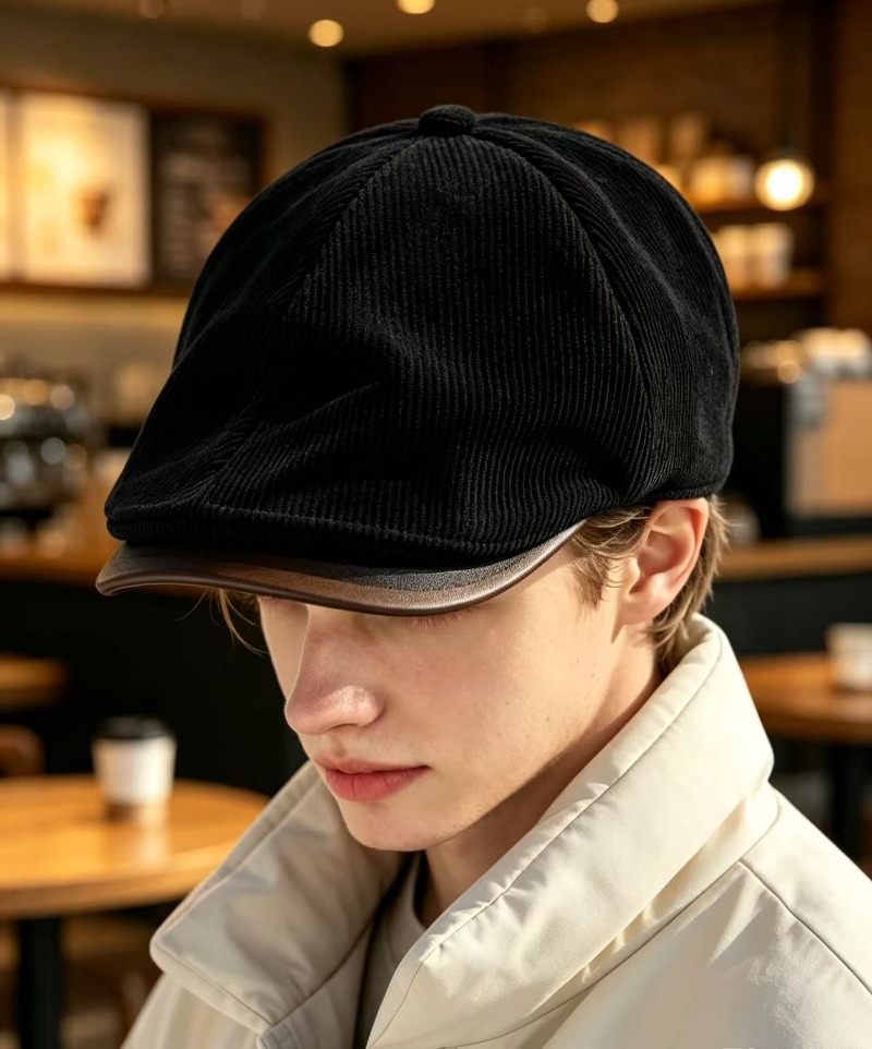 หมวกแก๊ปทรงนิวส์บอยผ้าคอร์ดูรอ - Newsboy Cap Ivy บทวิจารณ์และราคา