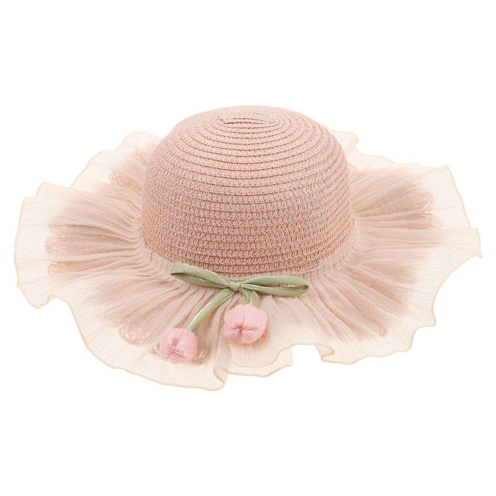หมวกฟางฤดูร้อนสำหรับเด็กผู้หญิ - Sun Hat Wide Brim บทวิจารณ์และราคา