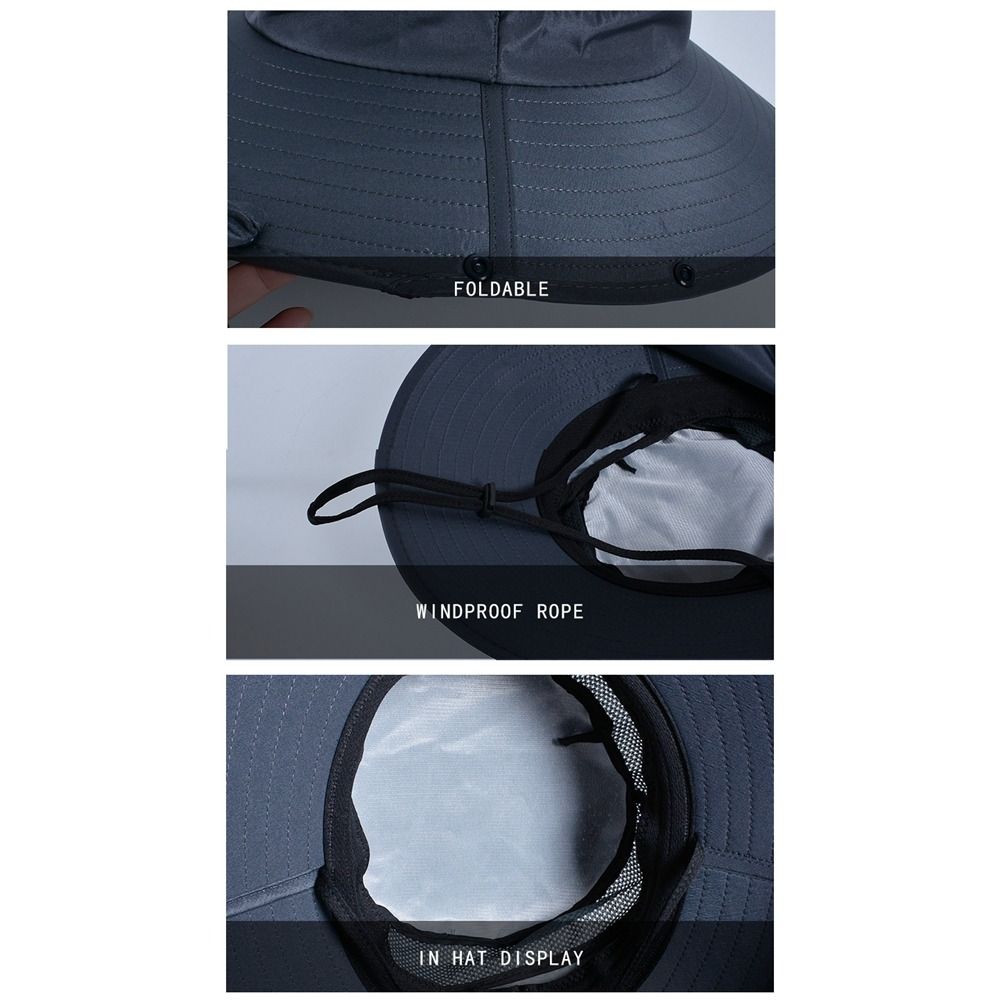 หมวกแฟชั่นผ้าสำหรับผู้ชาย ปีกก - Visor Sun Hat บทวิจารณ์และราคา