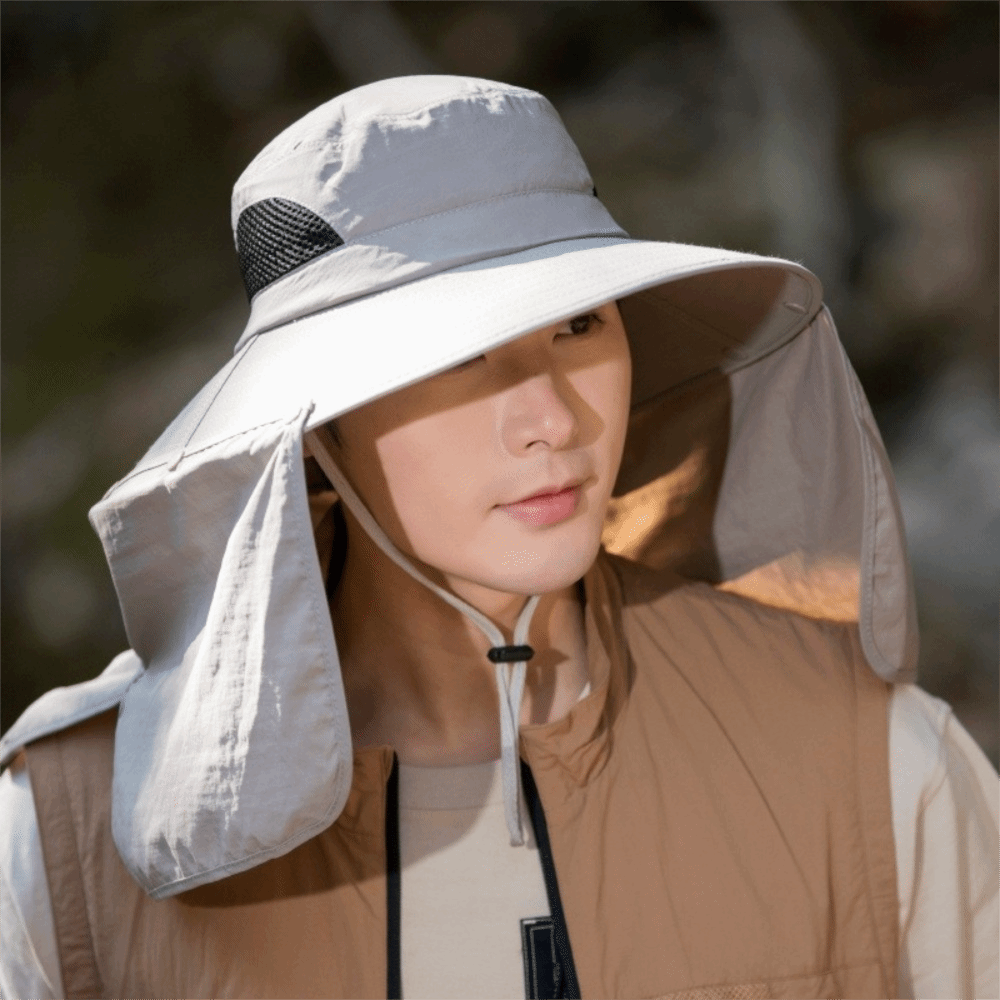 หมวกแฟชั่นผ้าสำหรับผู้ชาย ปีกก - Visor Sun Hat บทวิจารณ์และราคา