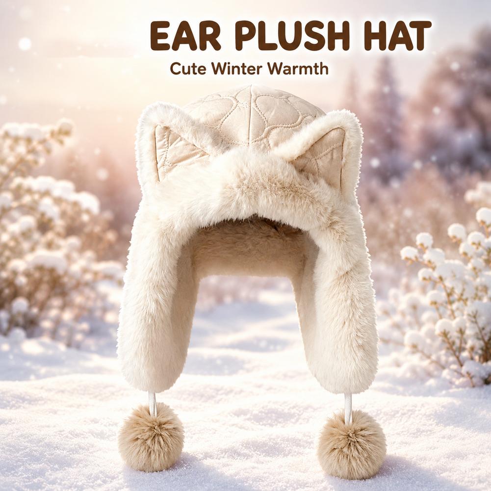 หมวกกันหนาวทรงทรัปเปอร์พร้อมหู - Winter Trapper Hat บทวิจารณ์และราคา