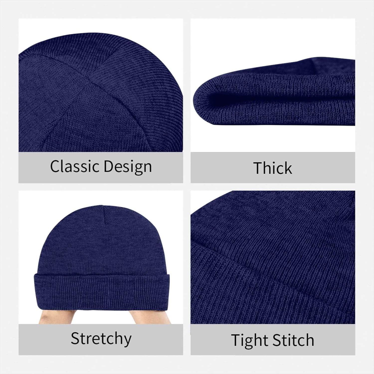 มีสิ่งที่ต้องขอบคุณเสมอ หมวกบี - Beanie Cuffed Knit บทวิจารณ์และราคา