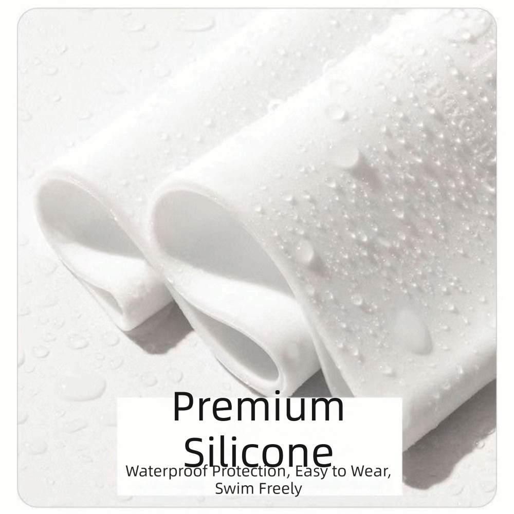 หมวกว่ายน้ำซิลิโคนกันน้ำ ป้องก - Swim Hat Silicone บทวิจารณ์และราคา