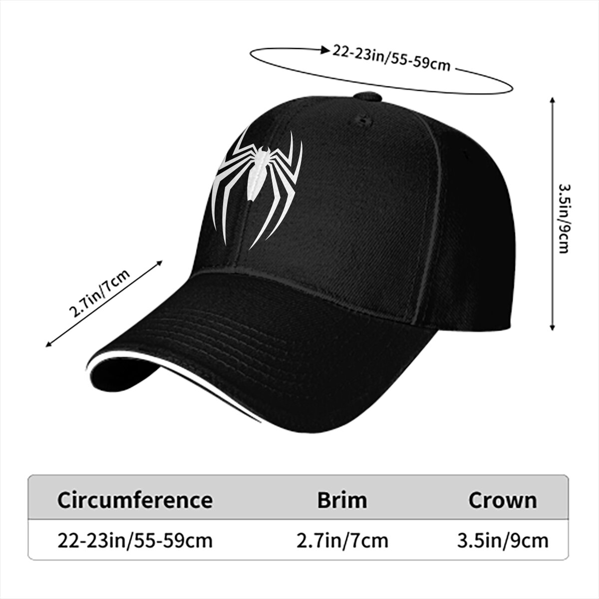 หมวกเบสบอลล้างผู้ชายหมวกแมงมุม - Golf Cap Dad บทวิจารณ์และราคา