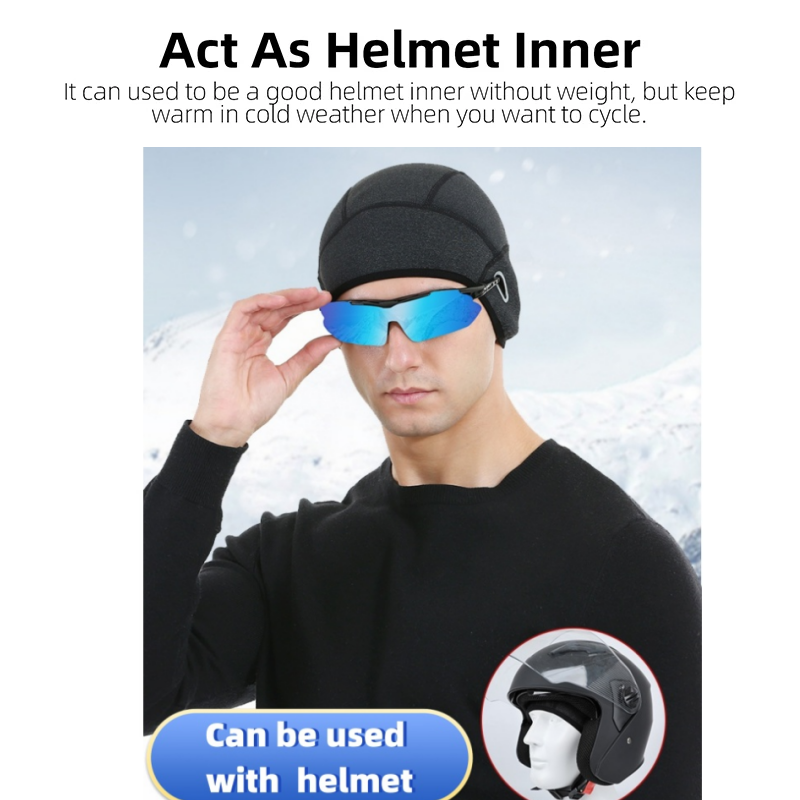 หมวกกันหนาวสำหรับปั่นจักรยาน ห - Skull Cap Helmet Liner บทวิจารณ์และราคา