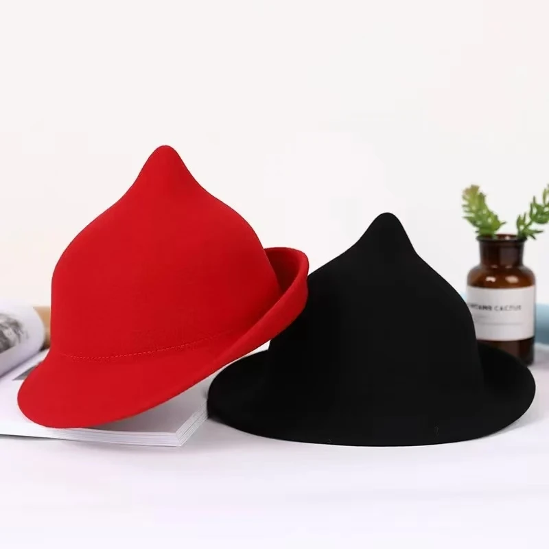 ขนสัตว์ 100% โมเดิร์นหมวกแม่มด - Fedora Hat Wool บทวิจารณ์และราคา