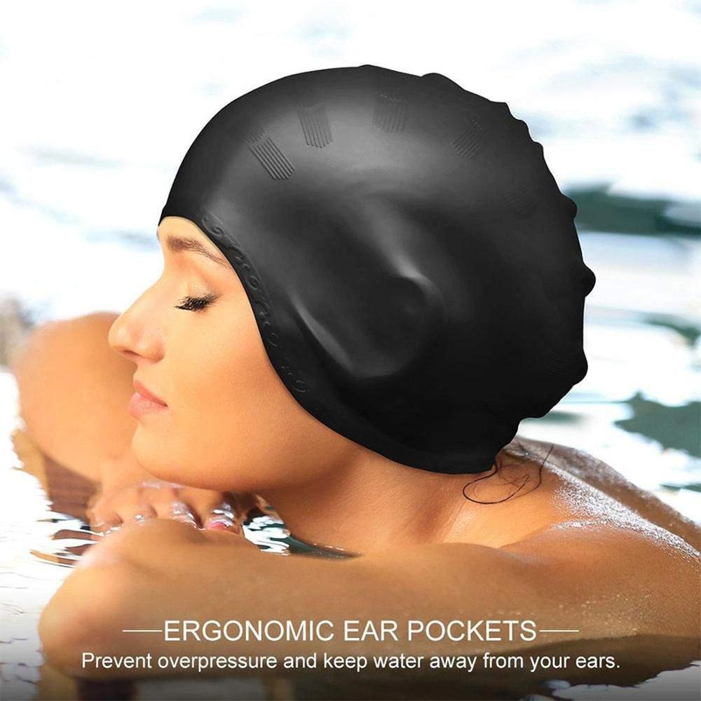 ผู้ใหญ่หมวกว่ายน้ํายืดหยุ่นสูง - Swim Hat Silicone บทวิจารณ์และราคา